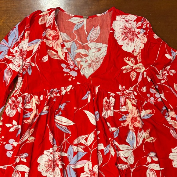 Free People Bella Bell Sleeve Tunic.  M.  EUC - Picture 7 of 12